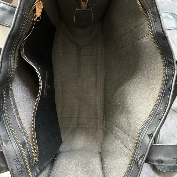 MCM Black Tote Shopper Vintage